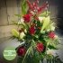 Bloemstuk rode rozen